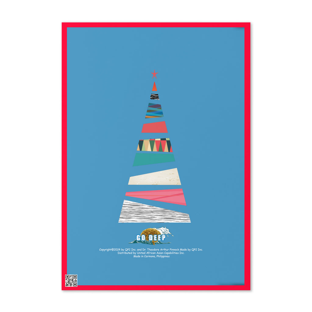 Christmas Greeting Card Design 3 POSTCARD The DEEP Store