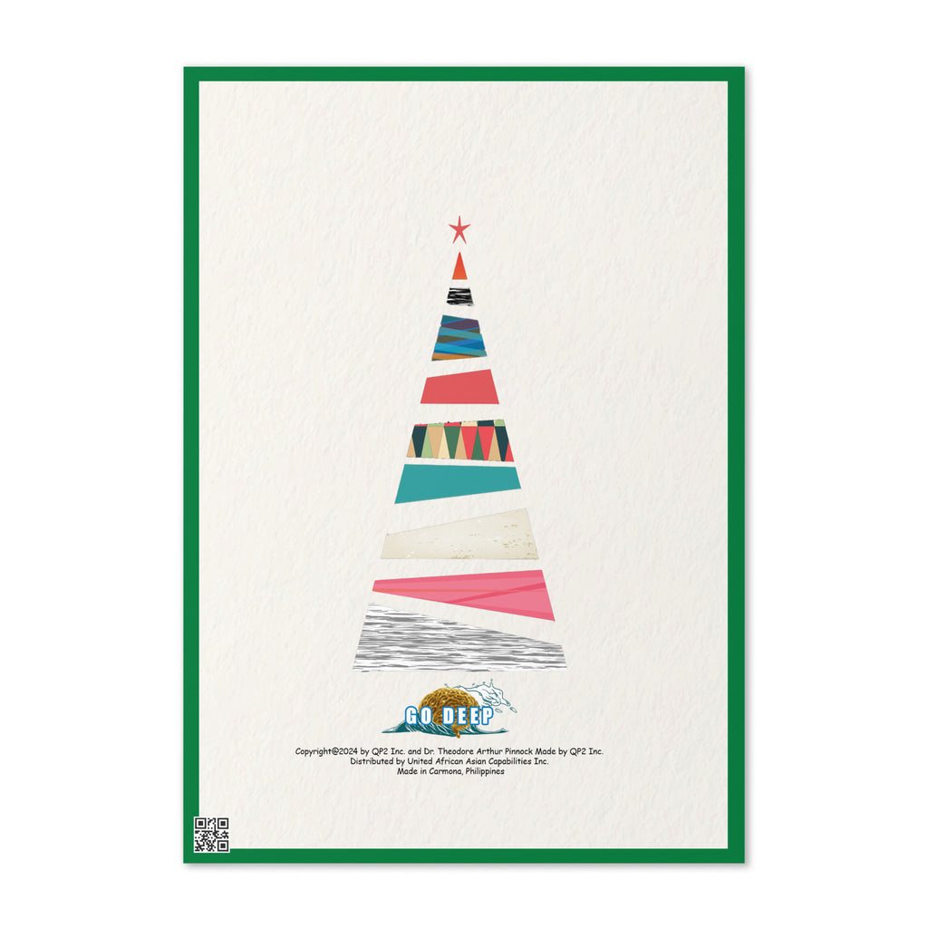 Christmas Greeting Card Design 5 POSTCARD The DEEP Store