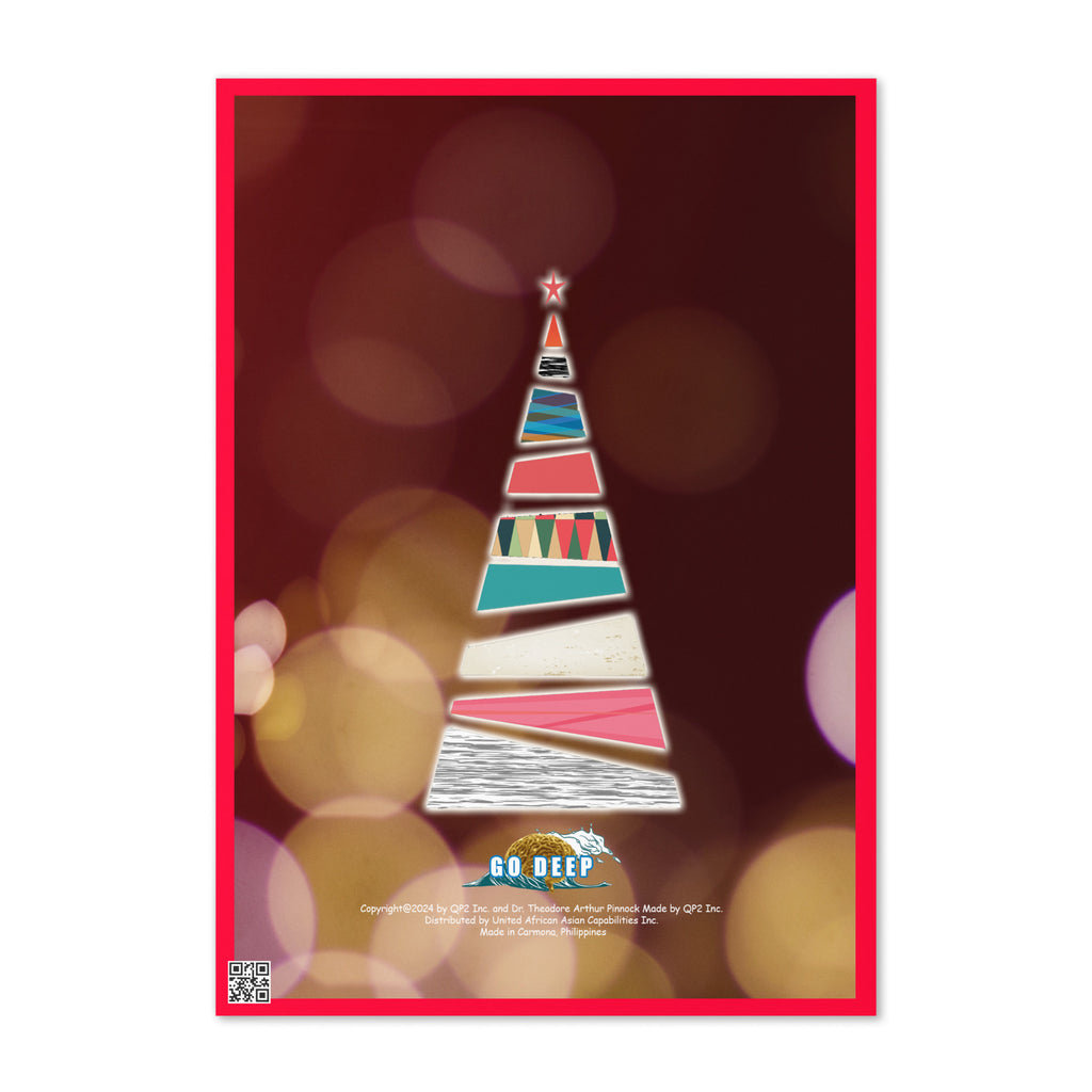 Christmas Greeting Card Design 7 POSTCARD The DEEP Store