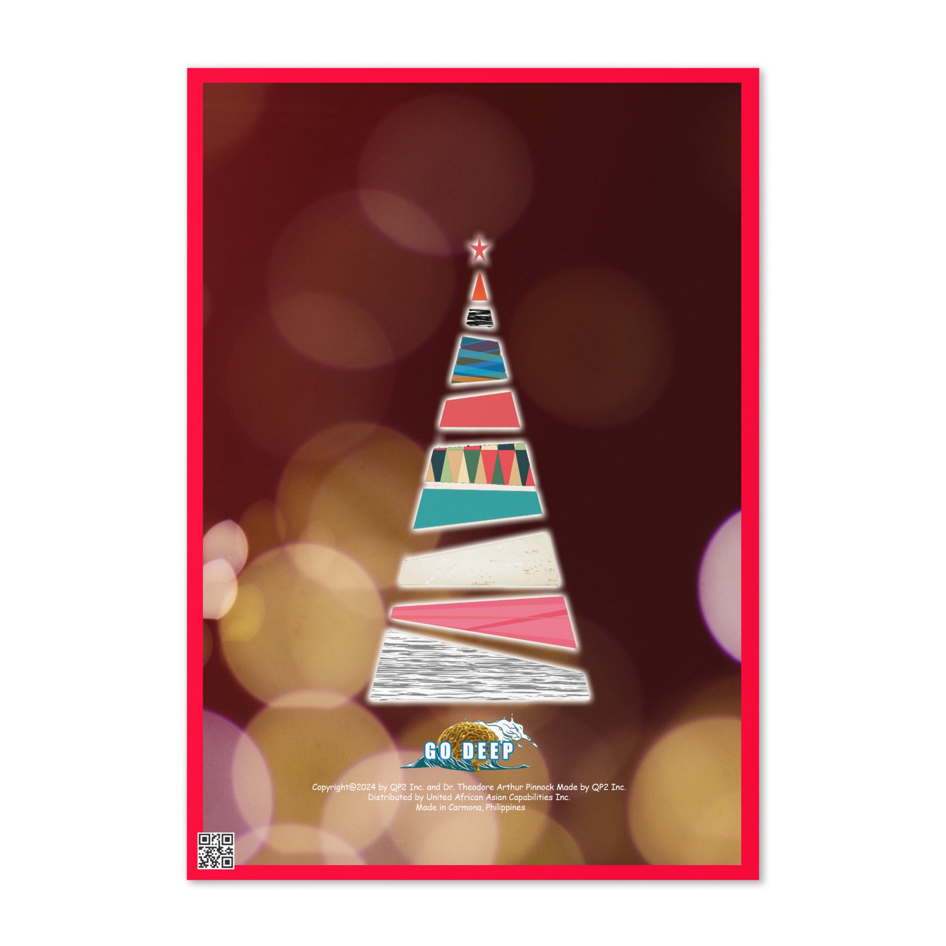 Christmas Greeting Card Design 7 POSTCARD The DEEP Store