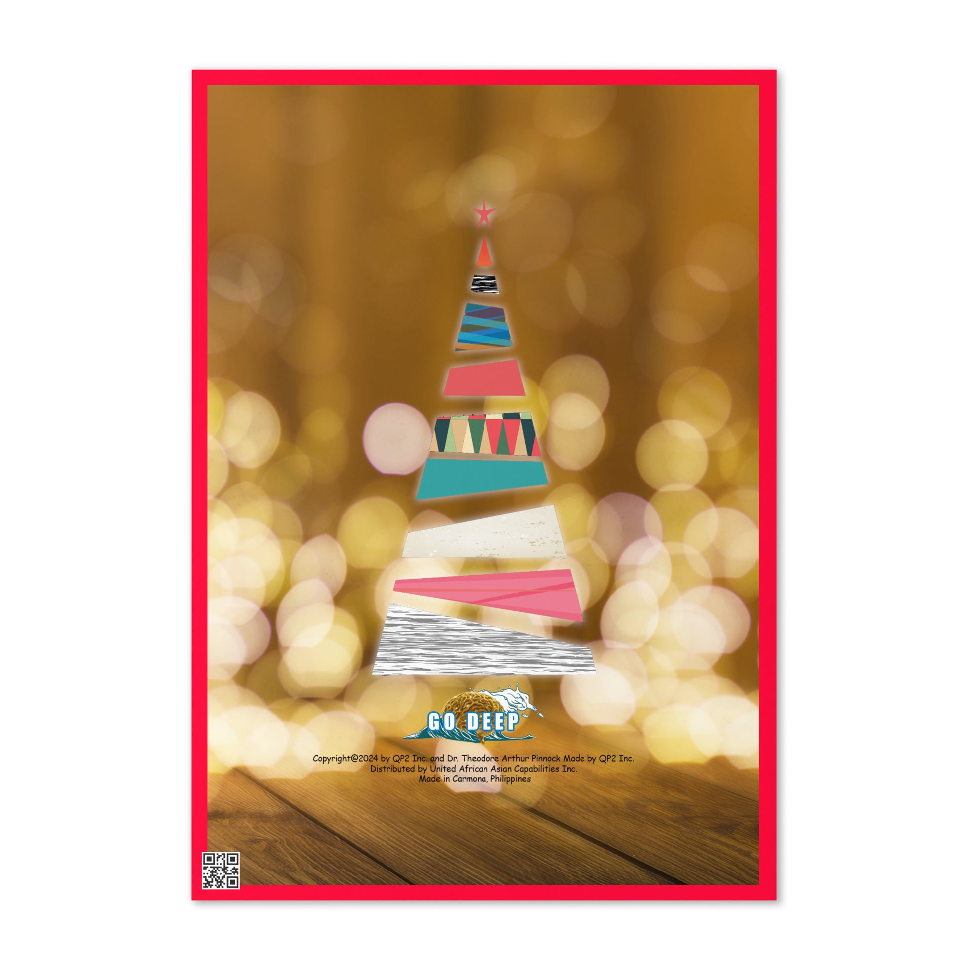 Christmas Greeting Card Design 8 POSTCARD The DEEP Store