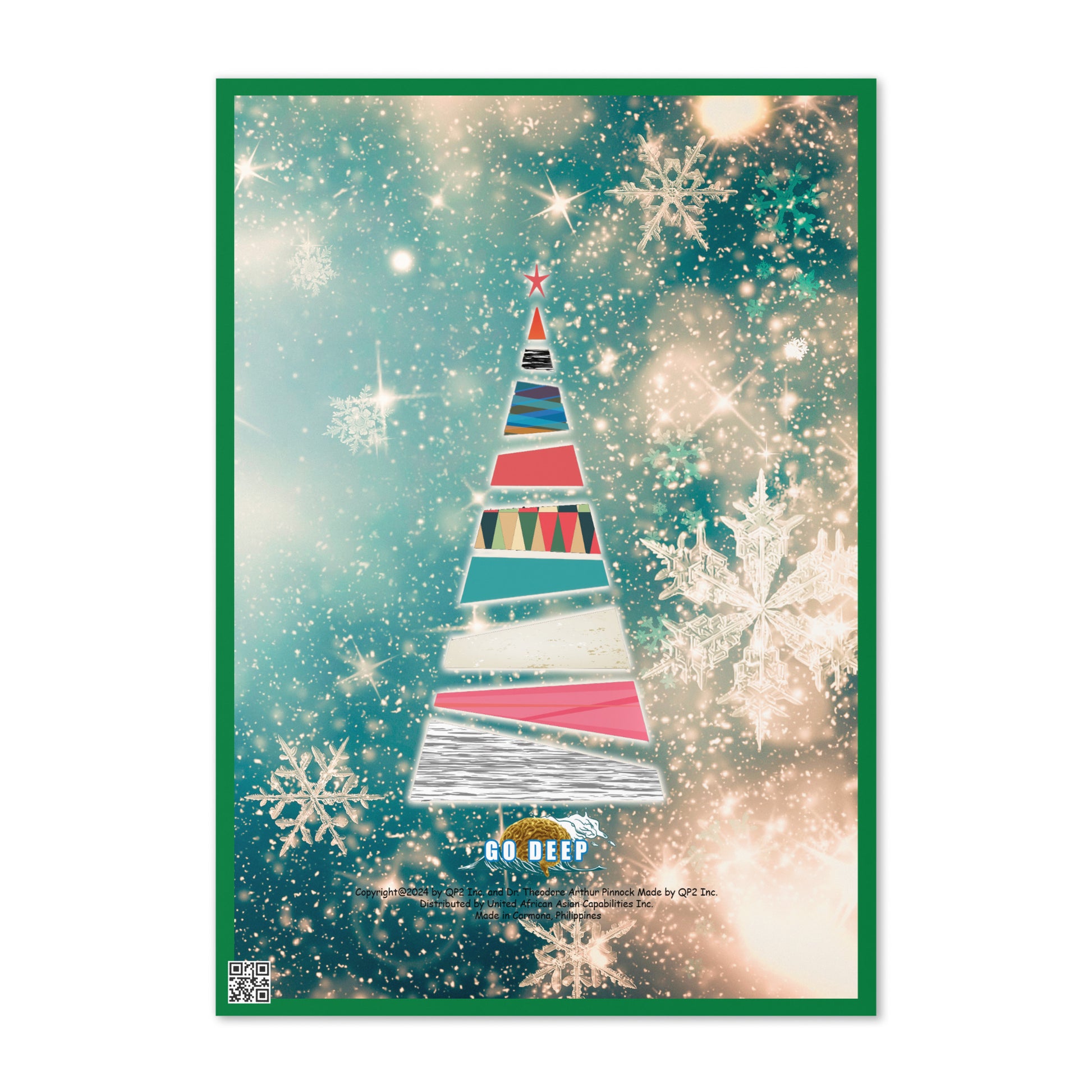 Christmas Greeting Card Design 9 POSTCARD The DEEP Store
