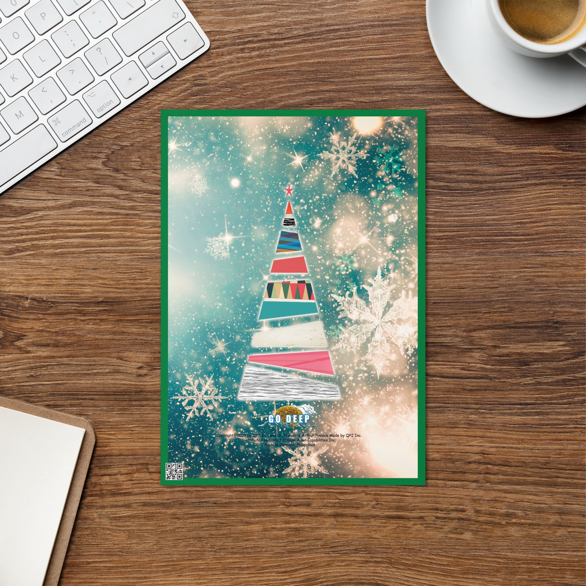 Christmas Greeting Card Design 9 POSTCARD The DEEP Store