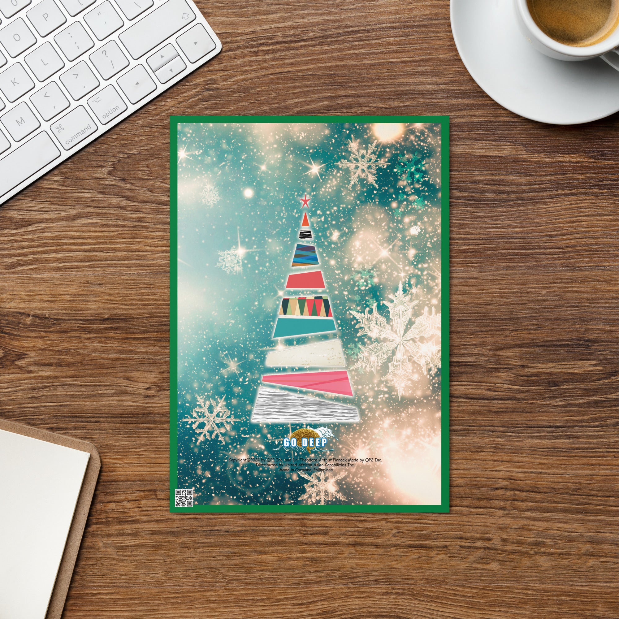 Christmas Greeting Card Design 9 POSTCARD The DEEP Store