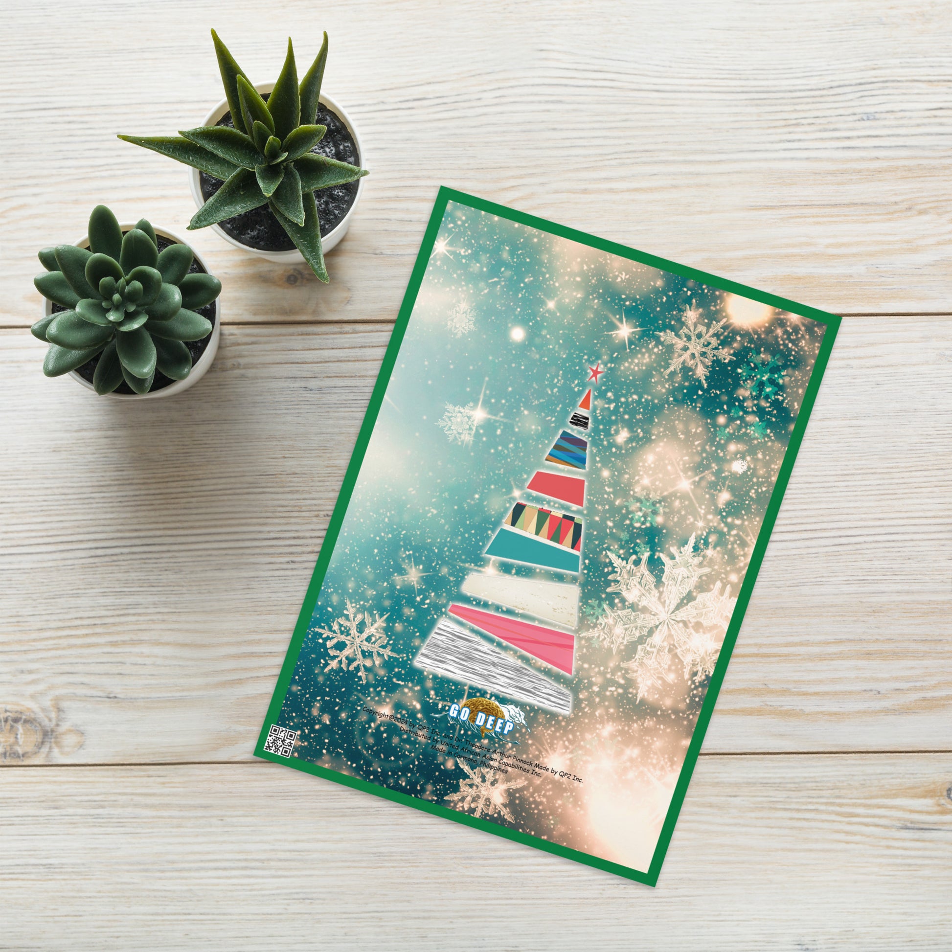 Christmas Greeting Card Design 9 POSTCARD The DEEP Store