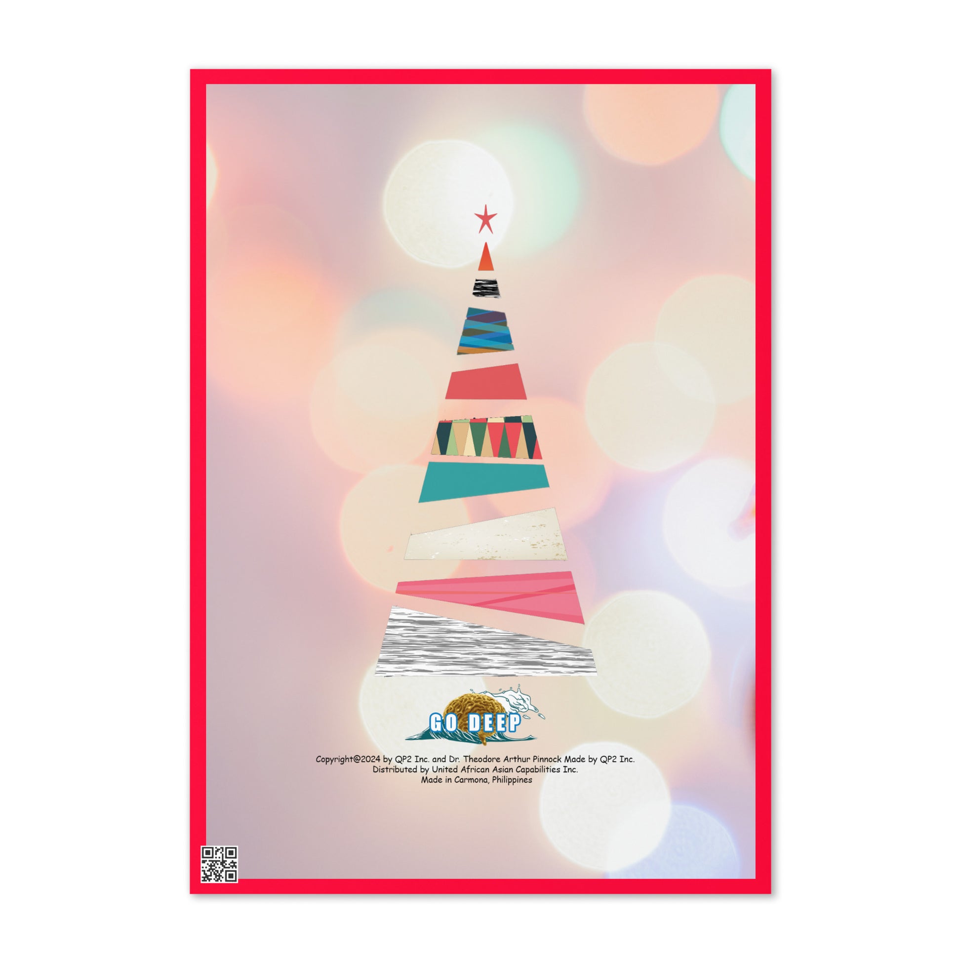 Christmas Greeting Card Design 10 POSTCARD The DEEP Store