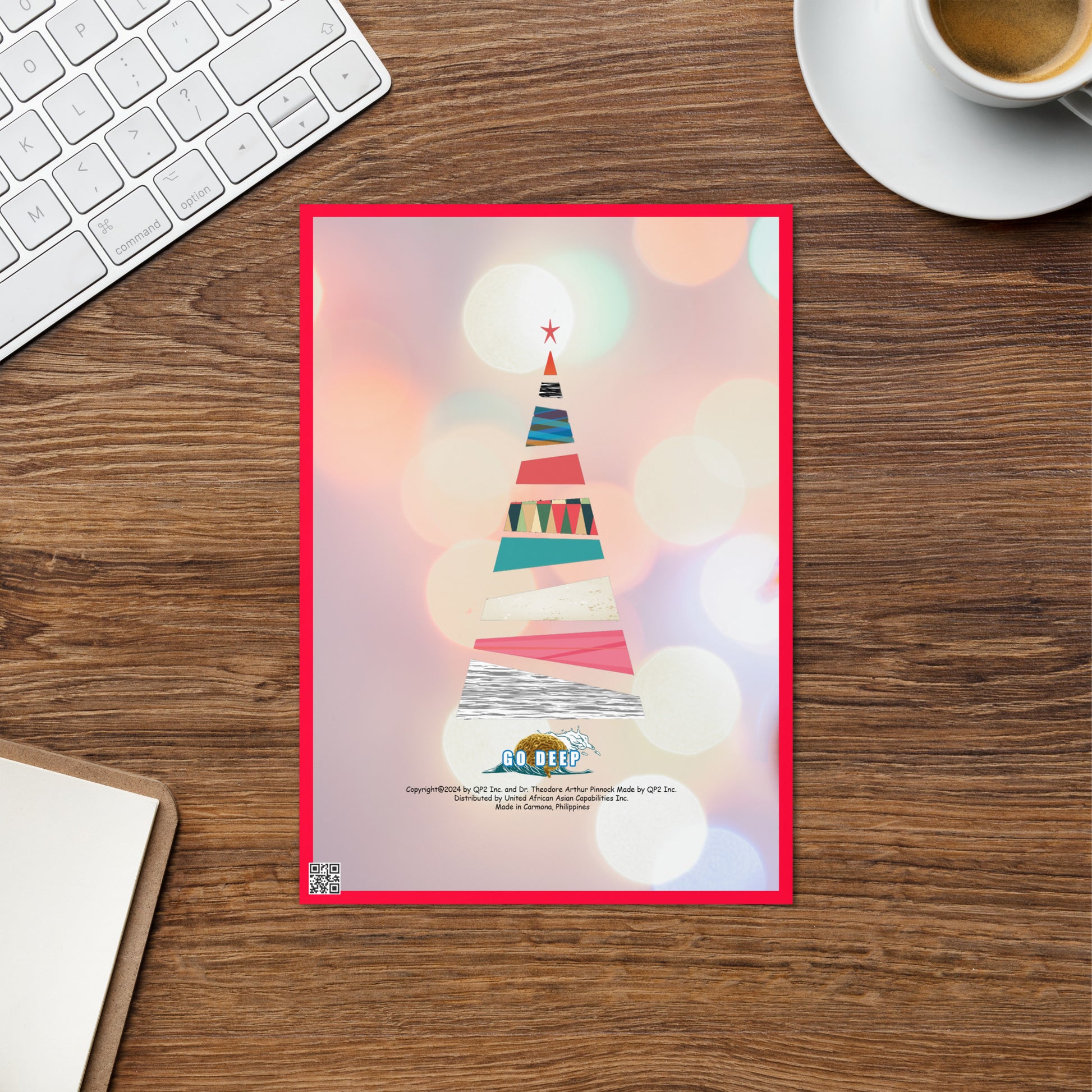 Christmas Greeting Card Design 10 POSTCARD The DEEP Store