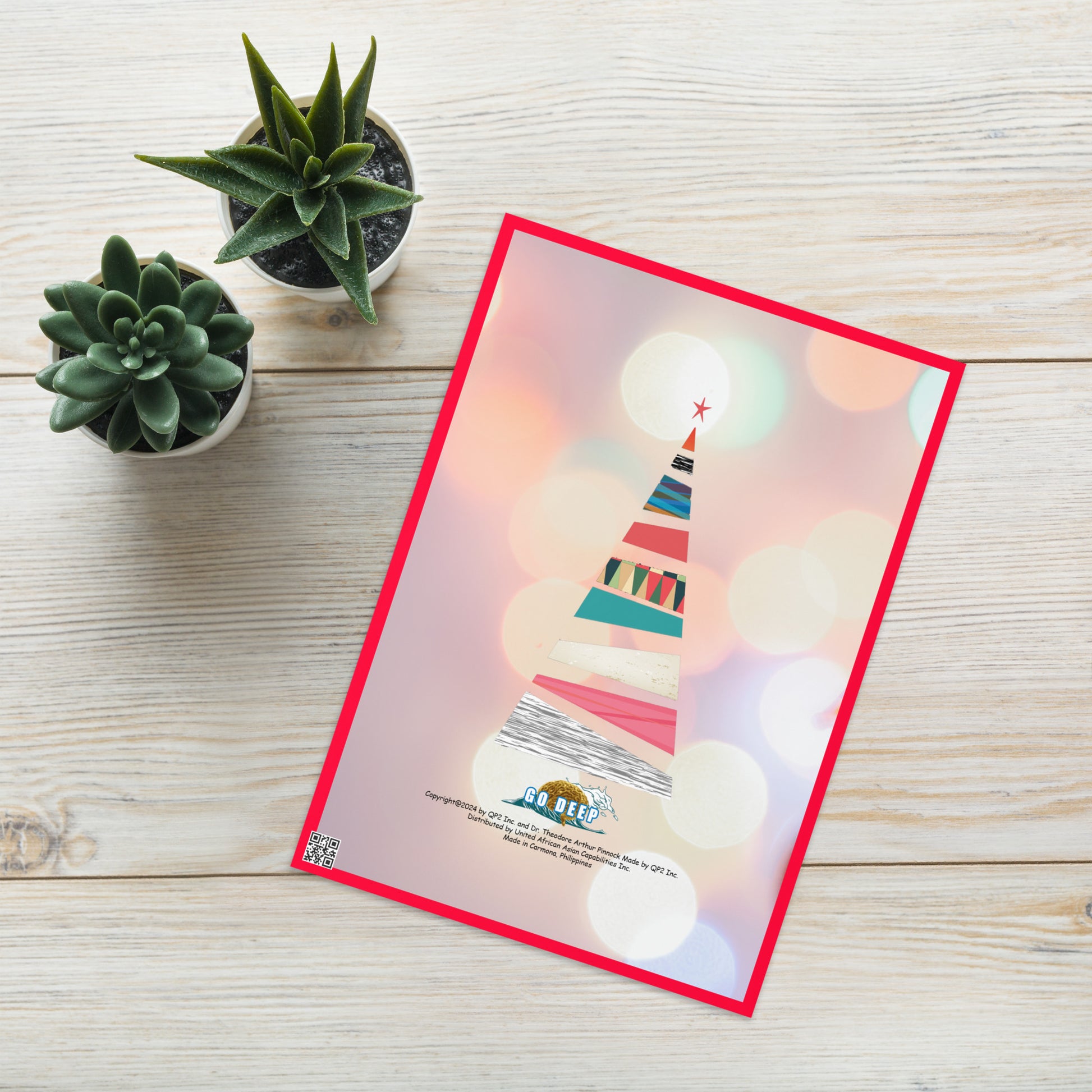 Christmas Greeting Card Design 10 POSTCARD The DEEP Store