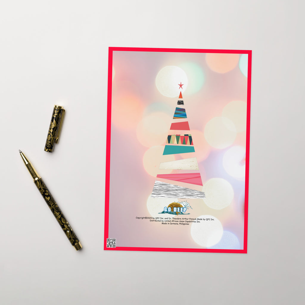 Christmas Greeting Card Design 10 POSTCARD The DEEP Store