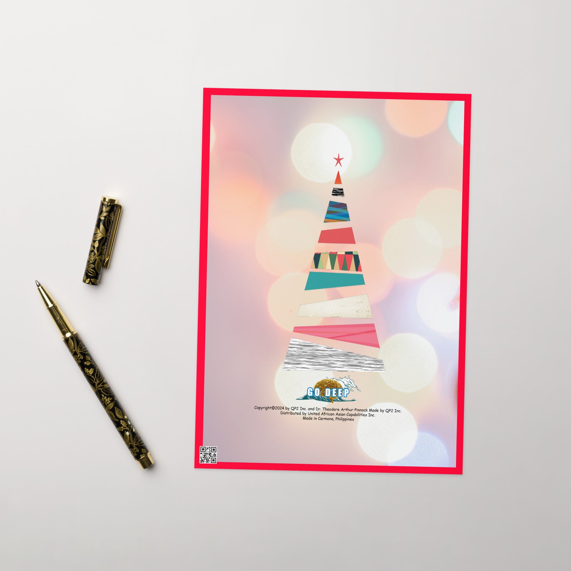 Christmas Greeting Card Design 10 POSTCARD The DEEP Store