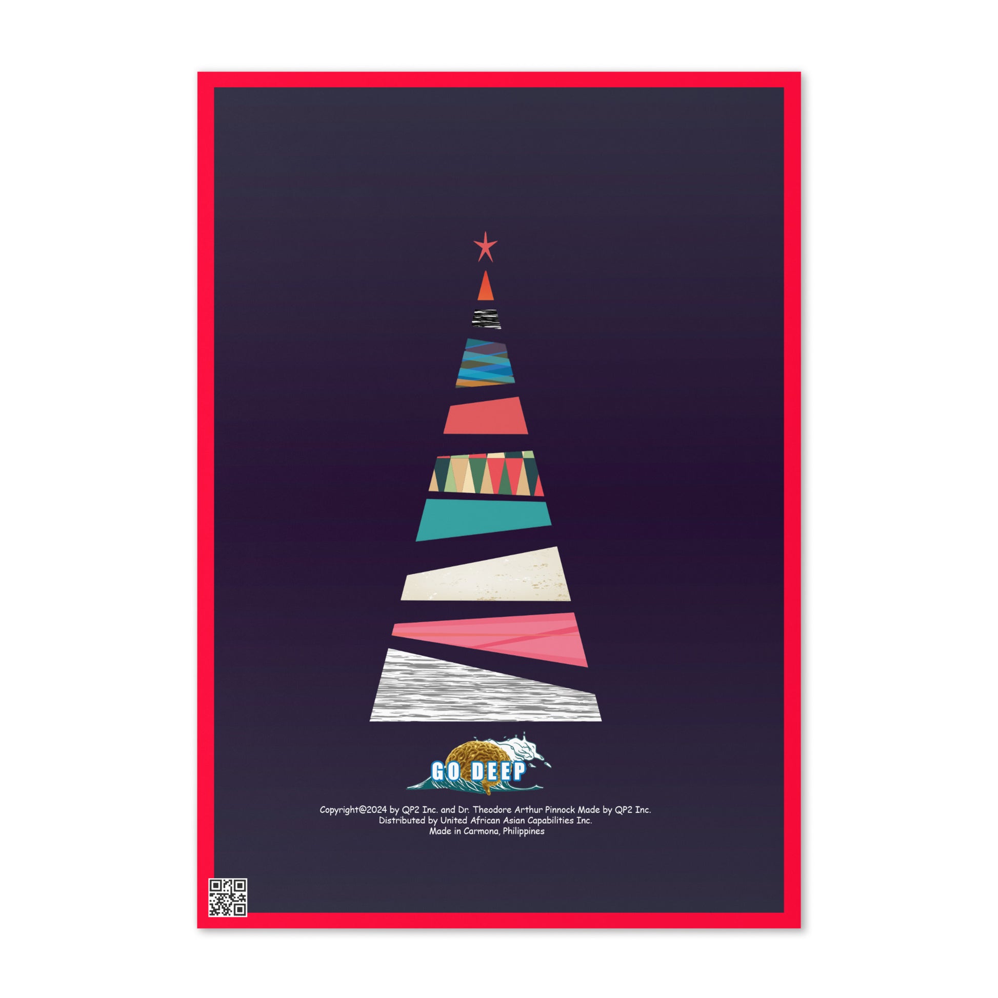 Christmas Greeting Card Design 11 POSTCARD The DEEP Store