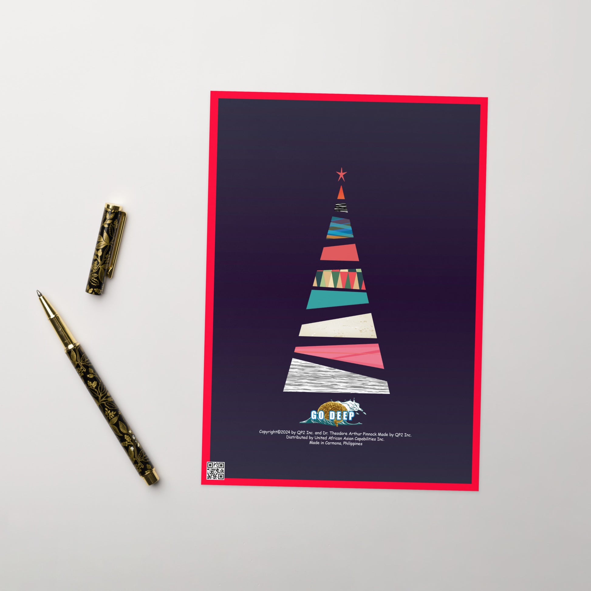 Christmas Greeting Card Design 11 POSTCARD The DEEP Store