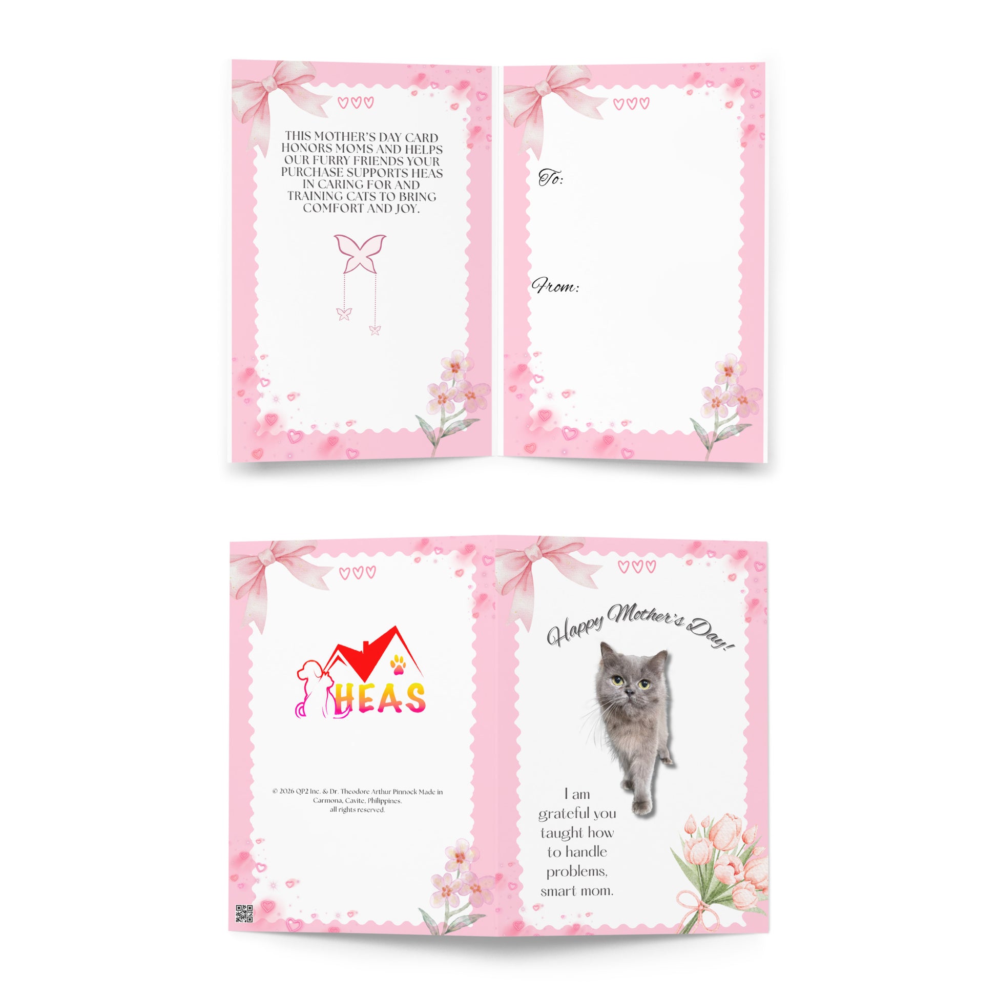 Mother's Day Card Design 2 POSTCARD The DEEP Store 5.83″×8.27″