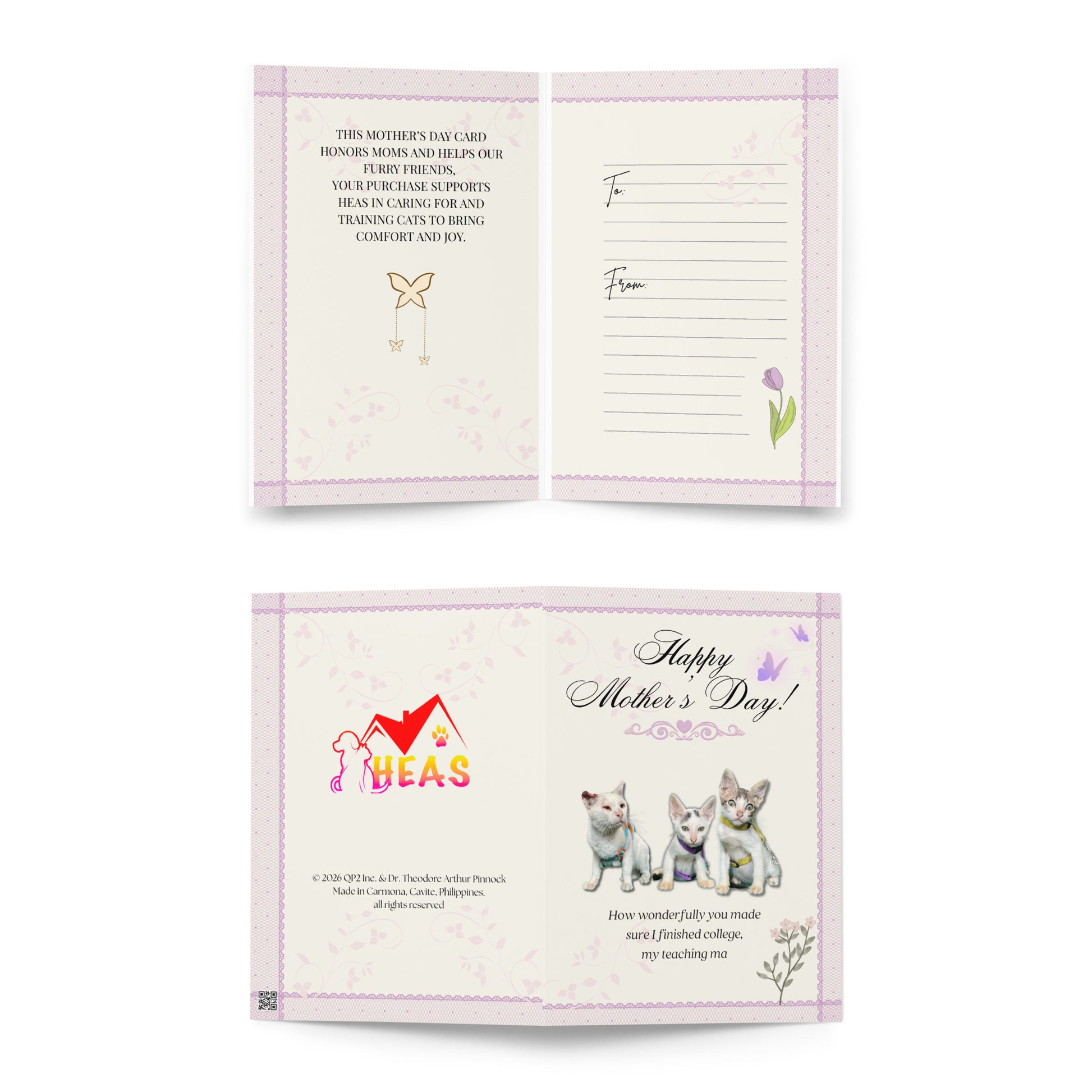 Mother's Day card Design 6 POSTCARD The DEEP Store 5.83″×8.27″