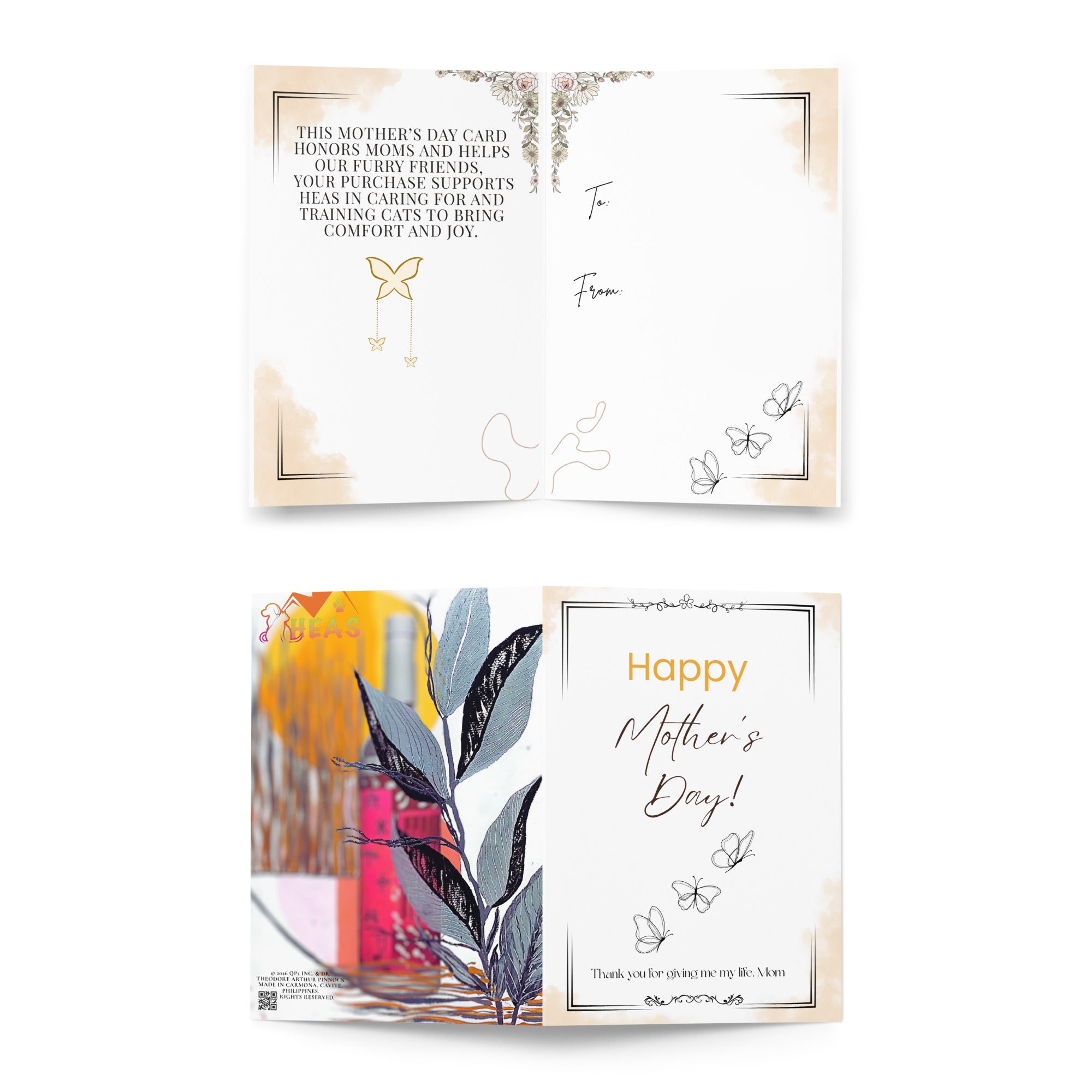 Mother's Day Card Design 9 POSTCARD The DEEP Store 5.83″×8.27″