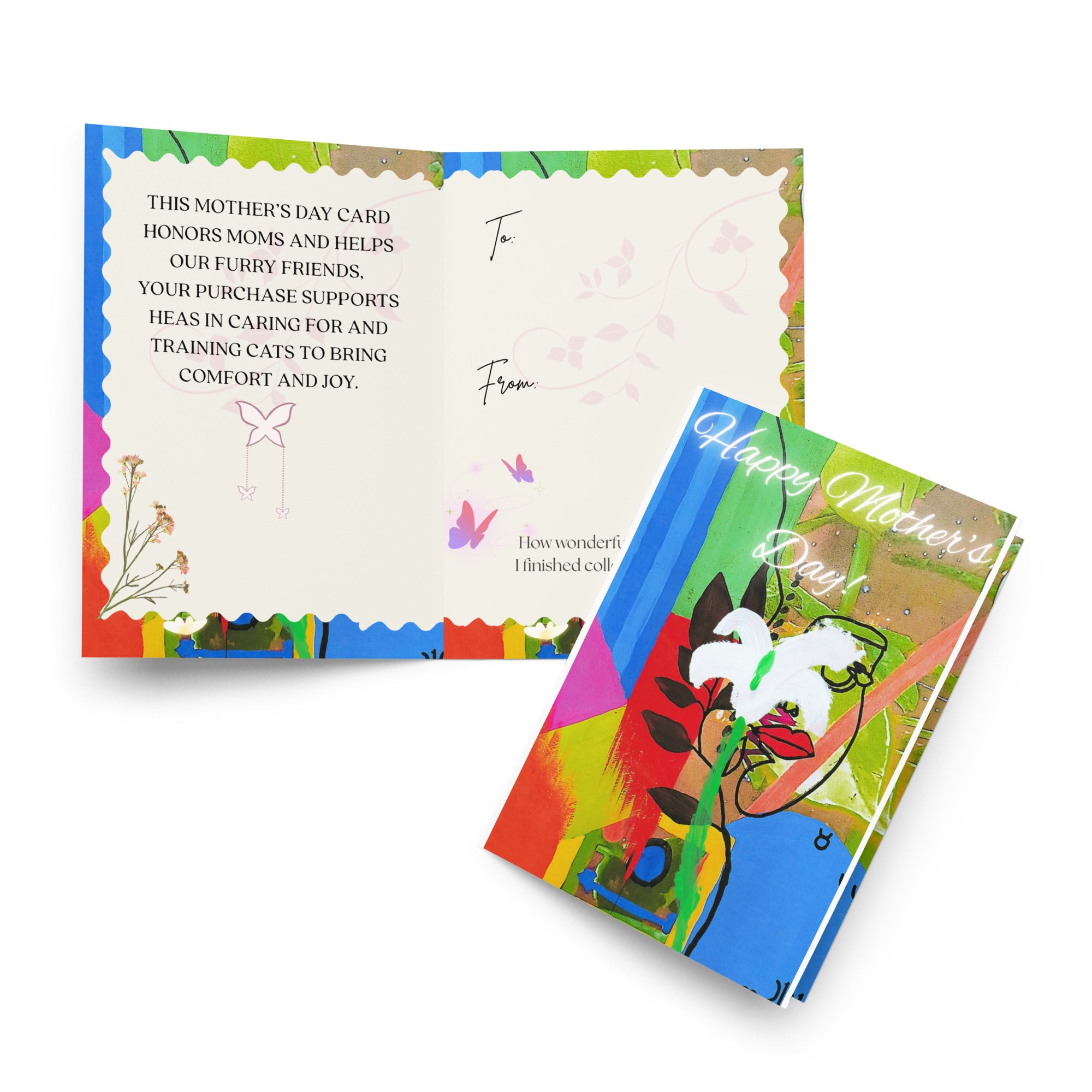 Mother's Day Card Design 11 POSTCARD The DEEP Store 5.83″×8.27″