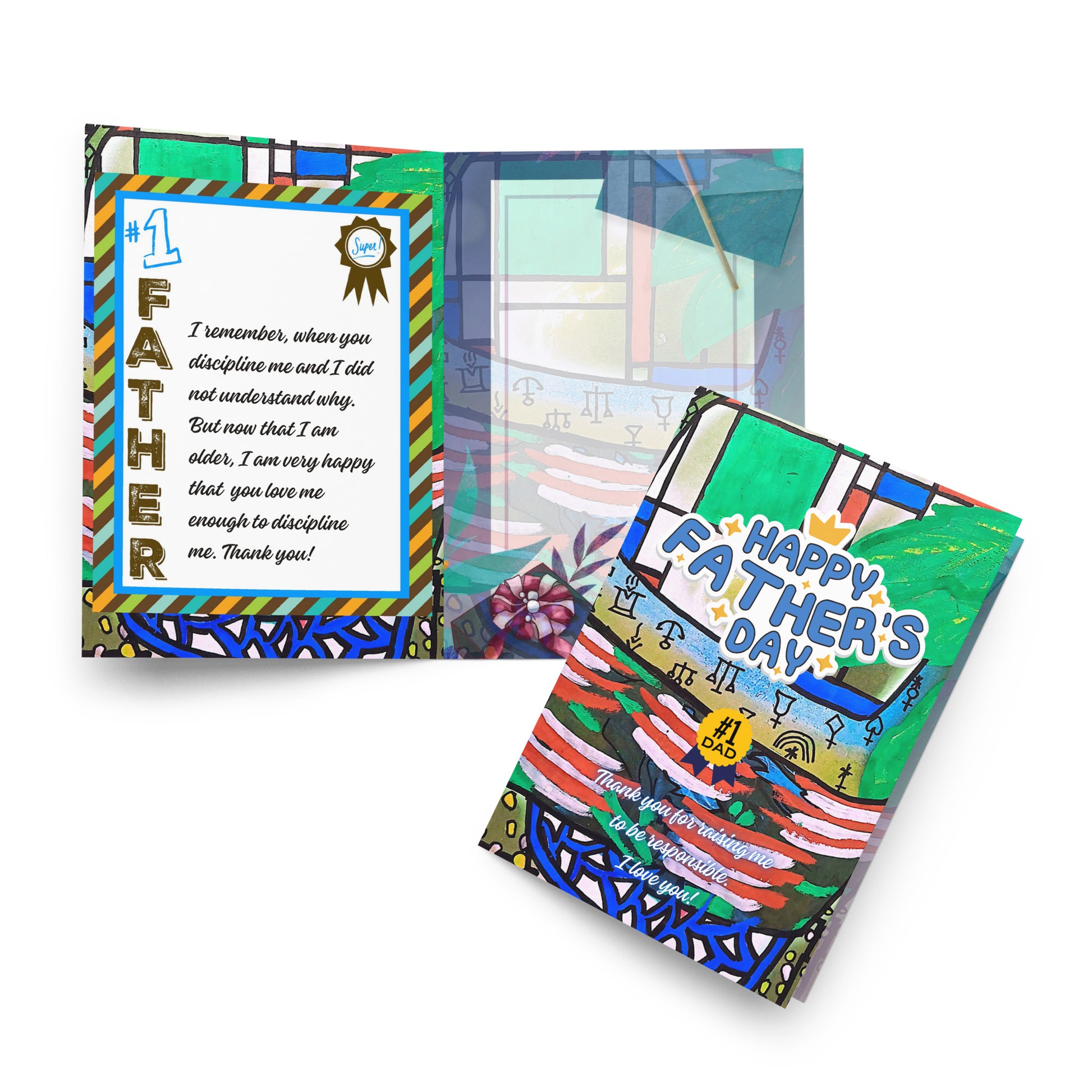 Father's Day Greeting Card Design 3 The DEEP Store 5.83″×8.27″