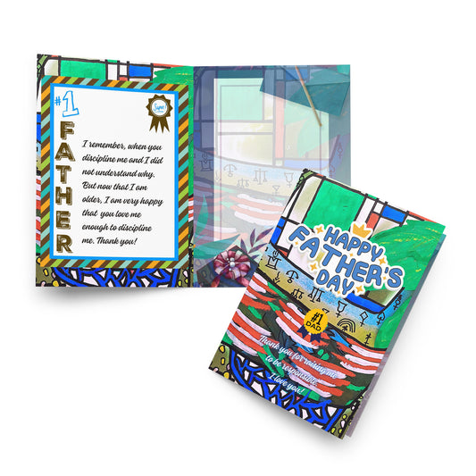 Father's Day Greeting Card Design 3 The DEEP Store 5.83″×8.27″