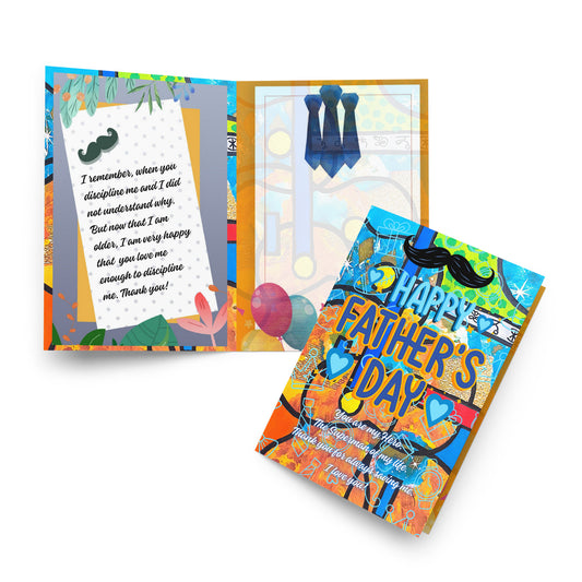 Father's Day Greeting Card Design 5 The DEEP Store 5.83″×8.27″
