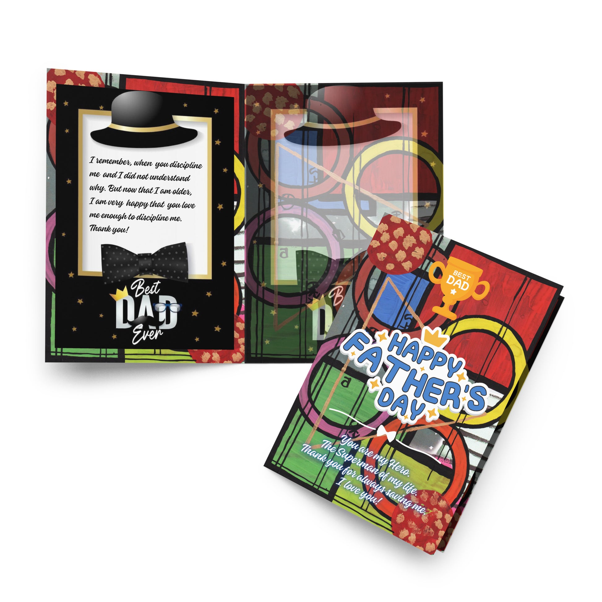 Father's Day Greeting Card Design 10 The DEEP Store 5.83″×8.27″