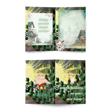 New Home Greeting Card Design 1 POSTCARD The DEEP Store 5.83″×8.27″