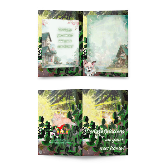 New Home Greeting Card Design 1 POSTCARD The DEEP Store 5.83″×8.27″