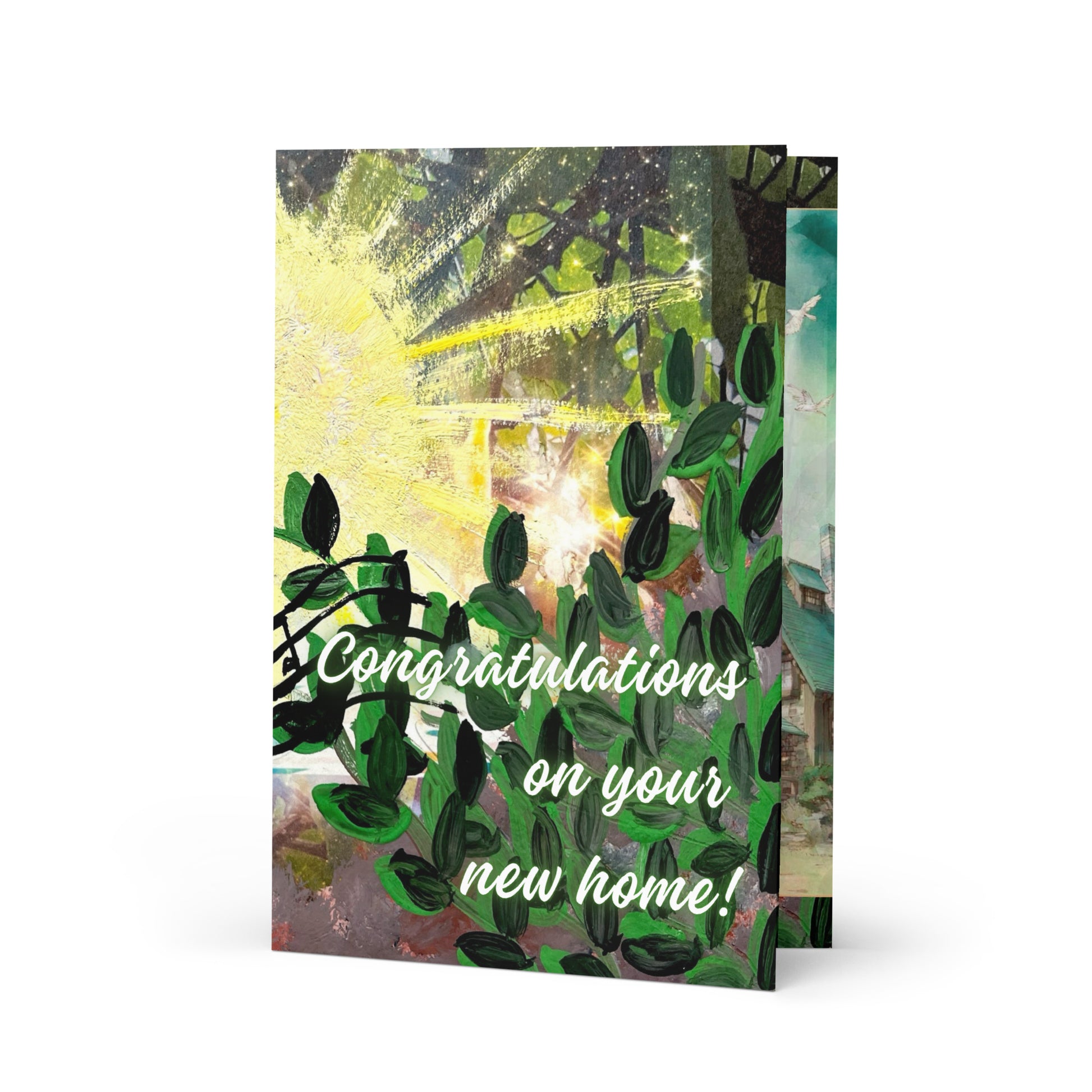 New Home Greeting Card Design 1 POSTCARD The DEEP Store
