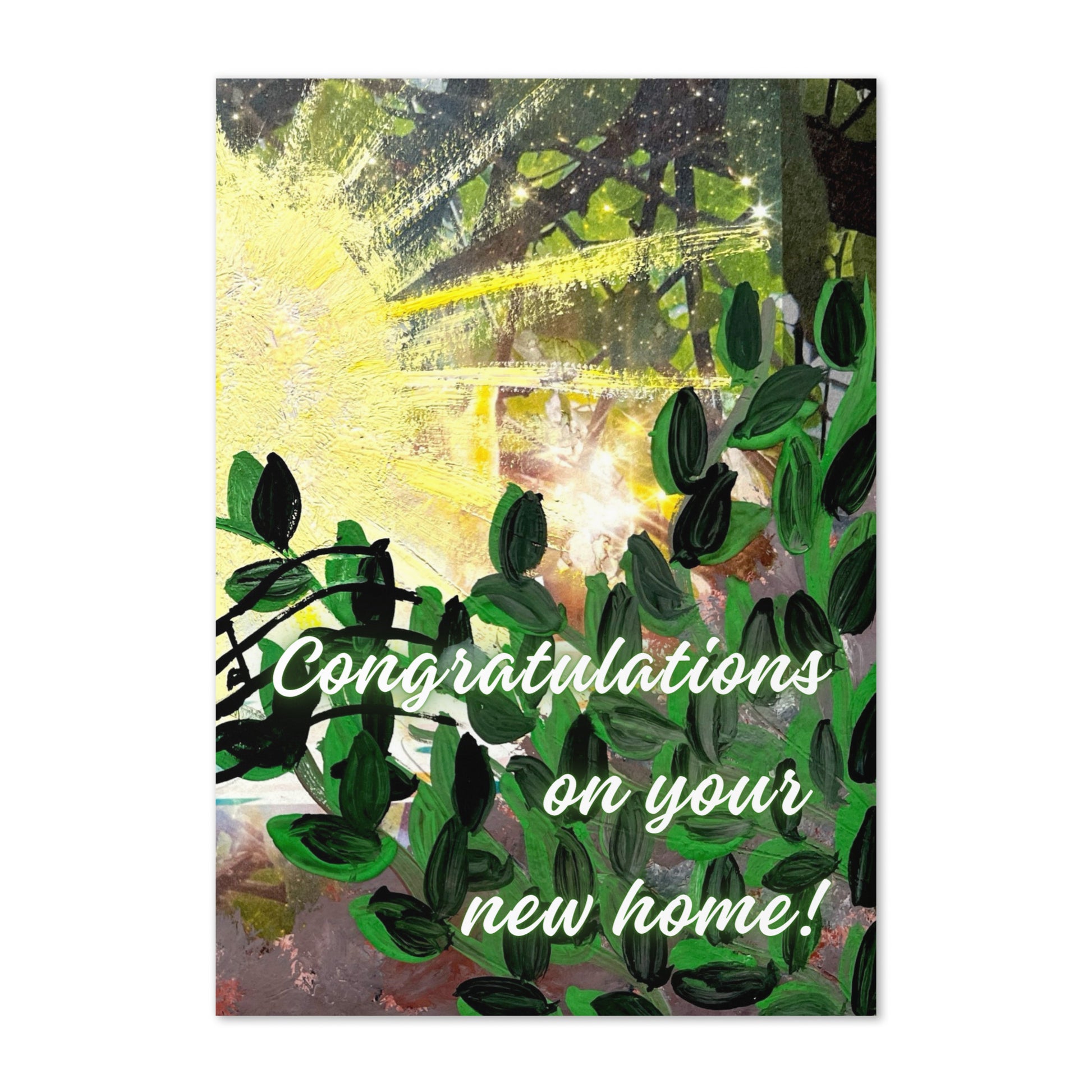 New Home Greeting Card Design 1 POSTCARD The DEEP Store