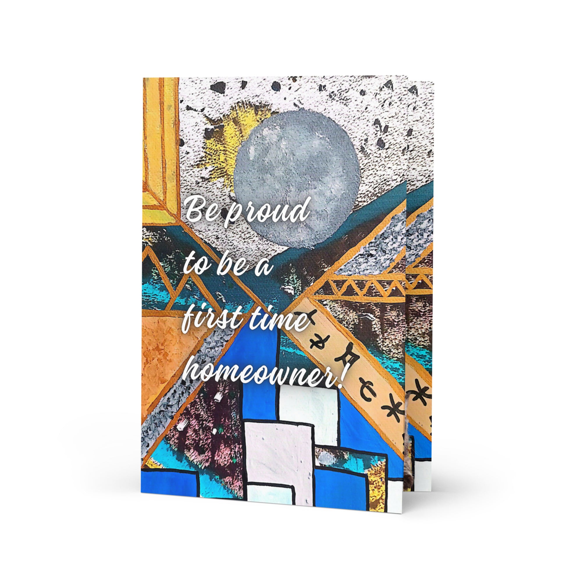 New Home Greeting Card Design 2 POSTCARD The DEEP Store