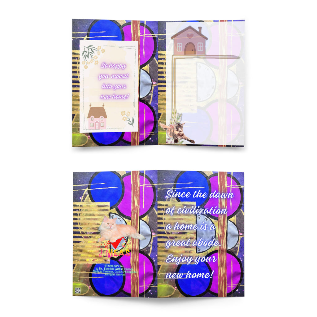 New Home Greeting Card Design 3 POSTCARD The DEEP Store 5.83″×8.27″