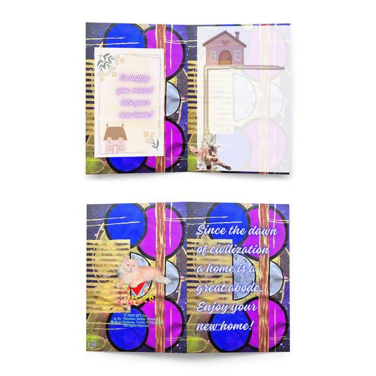 New Home Greeting Card Design 3 POSTCARD The DEEP Store 5.83″×8.27″