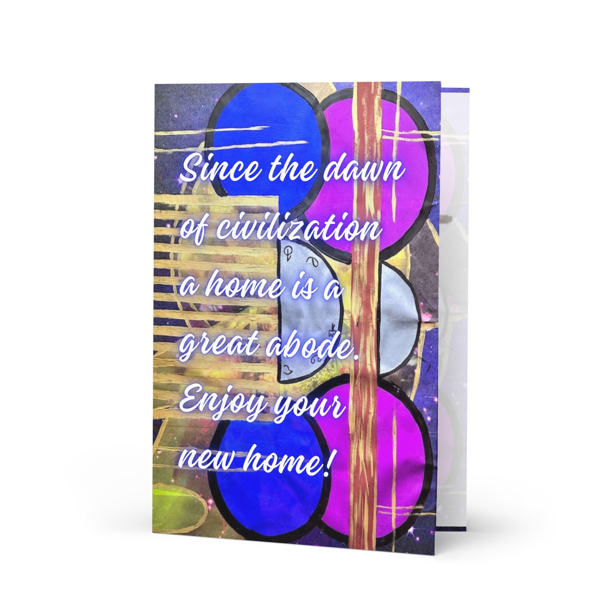 New Home Greeting Card Design 3 POSTCARD The DEEP Store