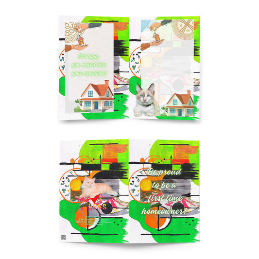 New Home Greeting Card Design 5 POSTCARD The DEEP Store 5.83″×8.27″