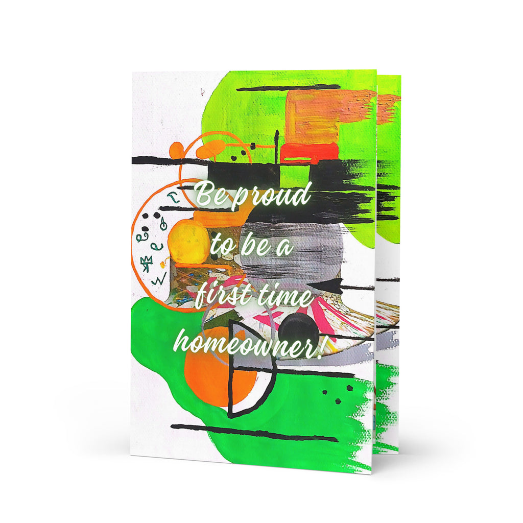 New Home Greeting Card Design 5 POSTCARD The DEEP Store