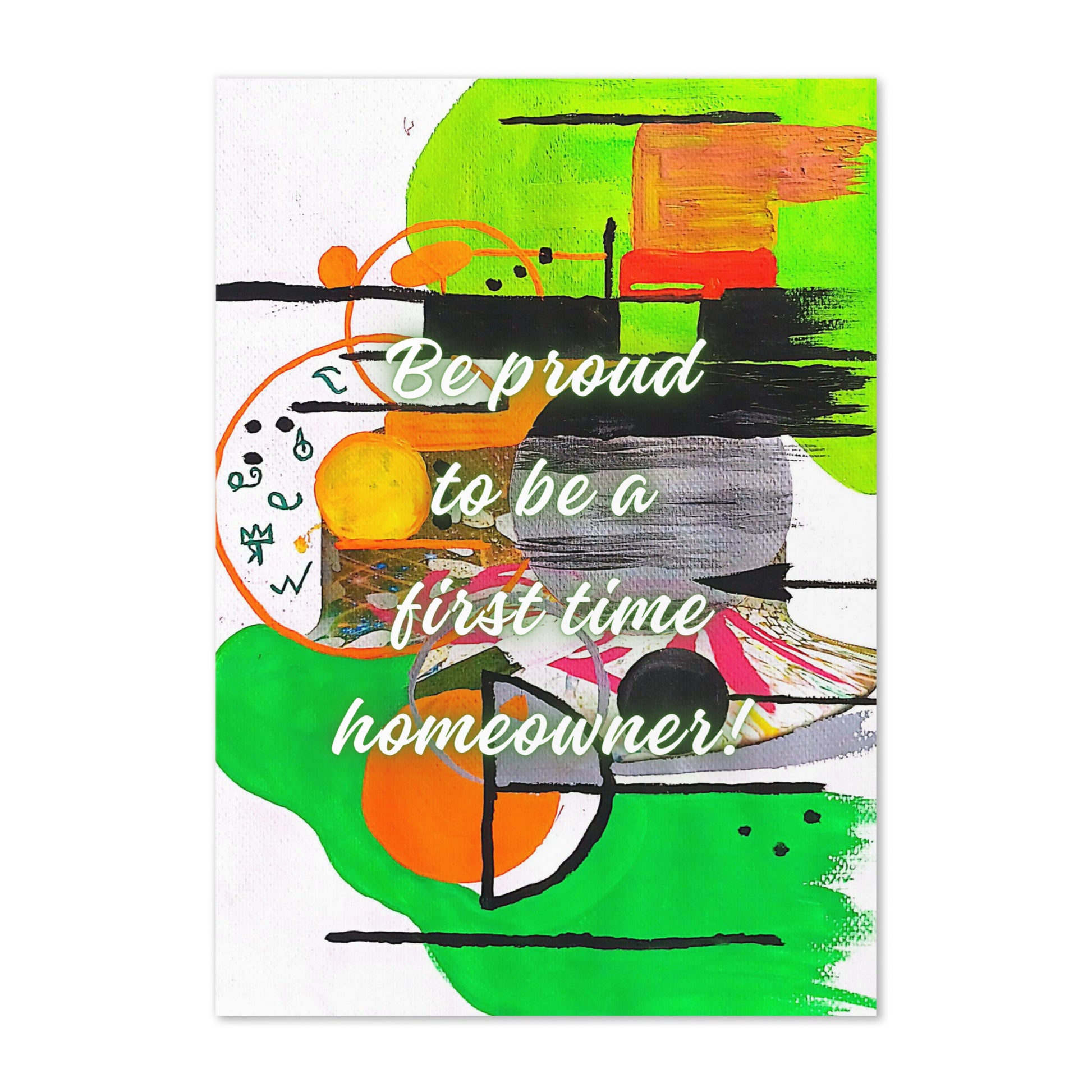 New Home Greeting Card Design 5 POSTCARD The DEEP Store