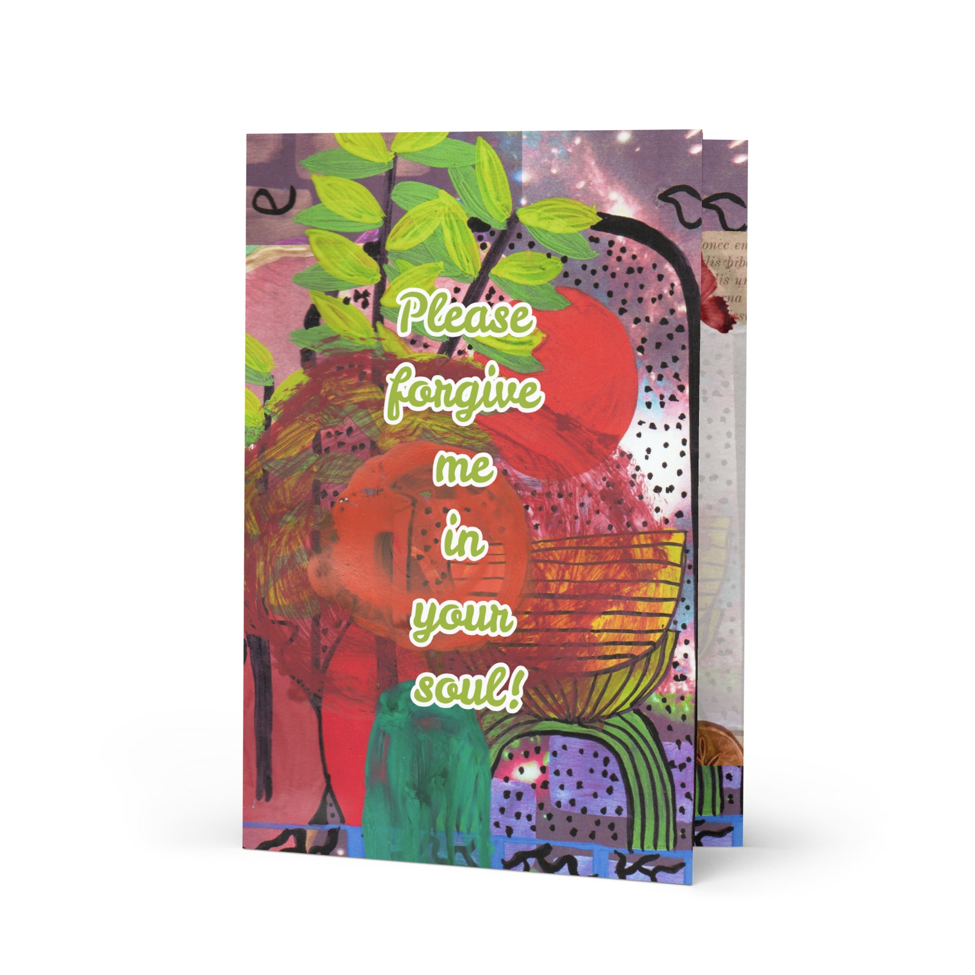 Apology Greeting Card Design 1 POSTCARD The DEEP Store