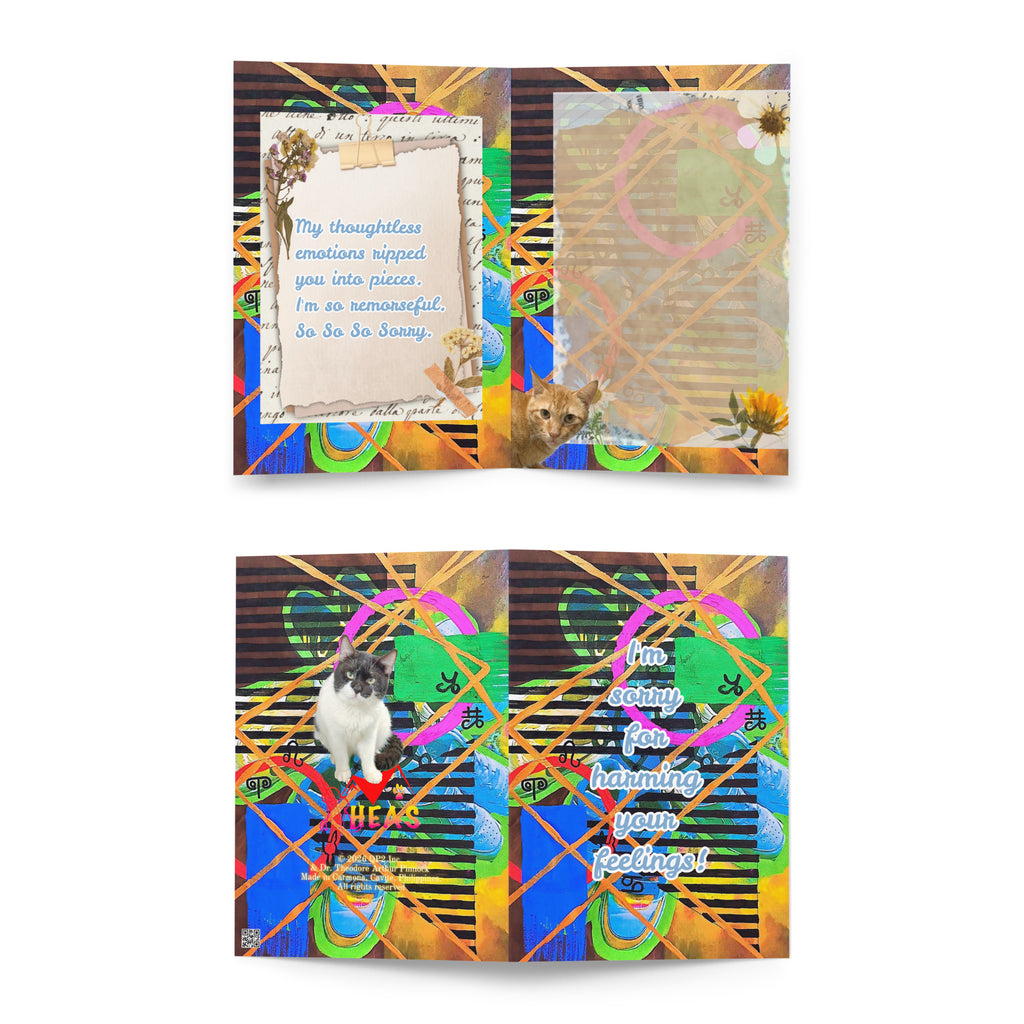 Apology Greeting Card Design 3 POSTCARD The DEEP Store