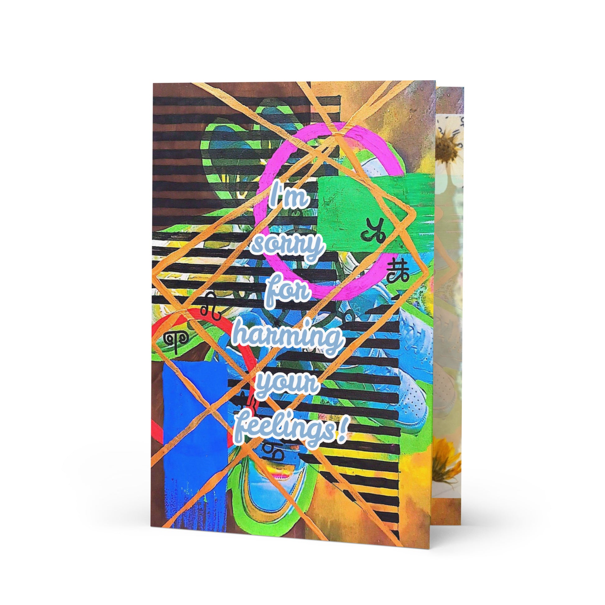 Apology Greeting Card Design 3 POSTCARD The DEEP Store