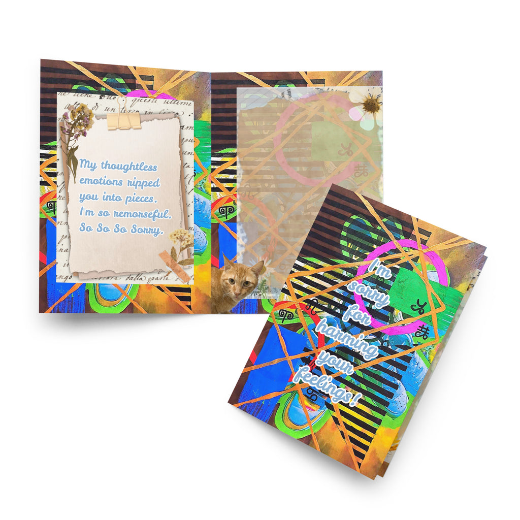 Apology Greeting Card Design 3 POSTCARD The DEEP Store 5.83″×8.27″