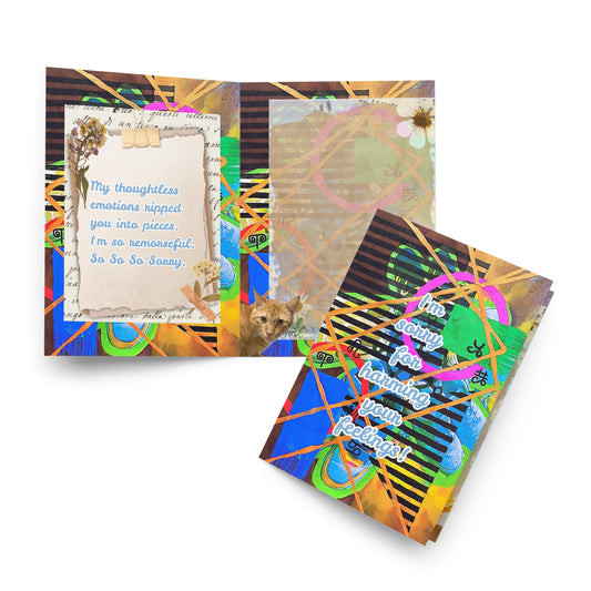 Apology Greeting Card Design 3 POSTCARD The DEEP Store 5.83″×8.27″