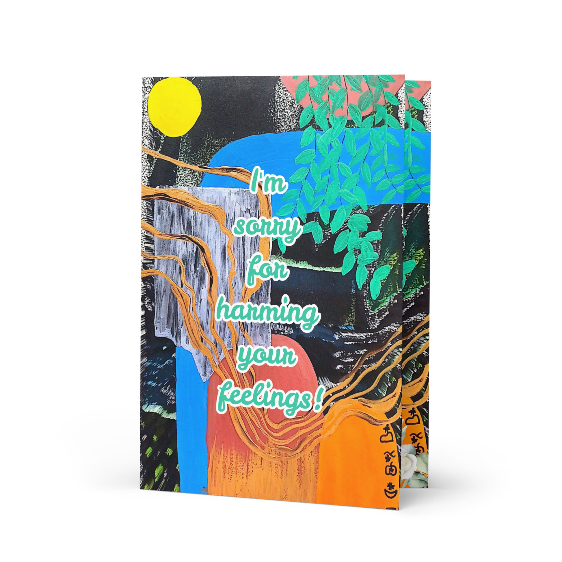 Apology Greeting Card Design 4 POSTCARD The DEEP Store