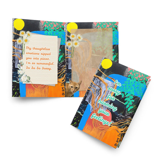 Apology Greeting Card Design 4 POSTCARD The DEEP Store 5.83″×8.27″