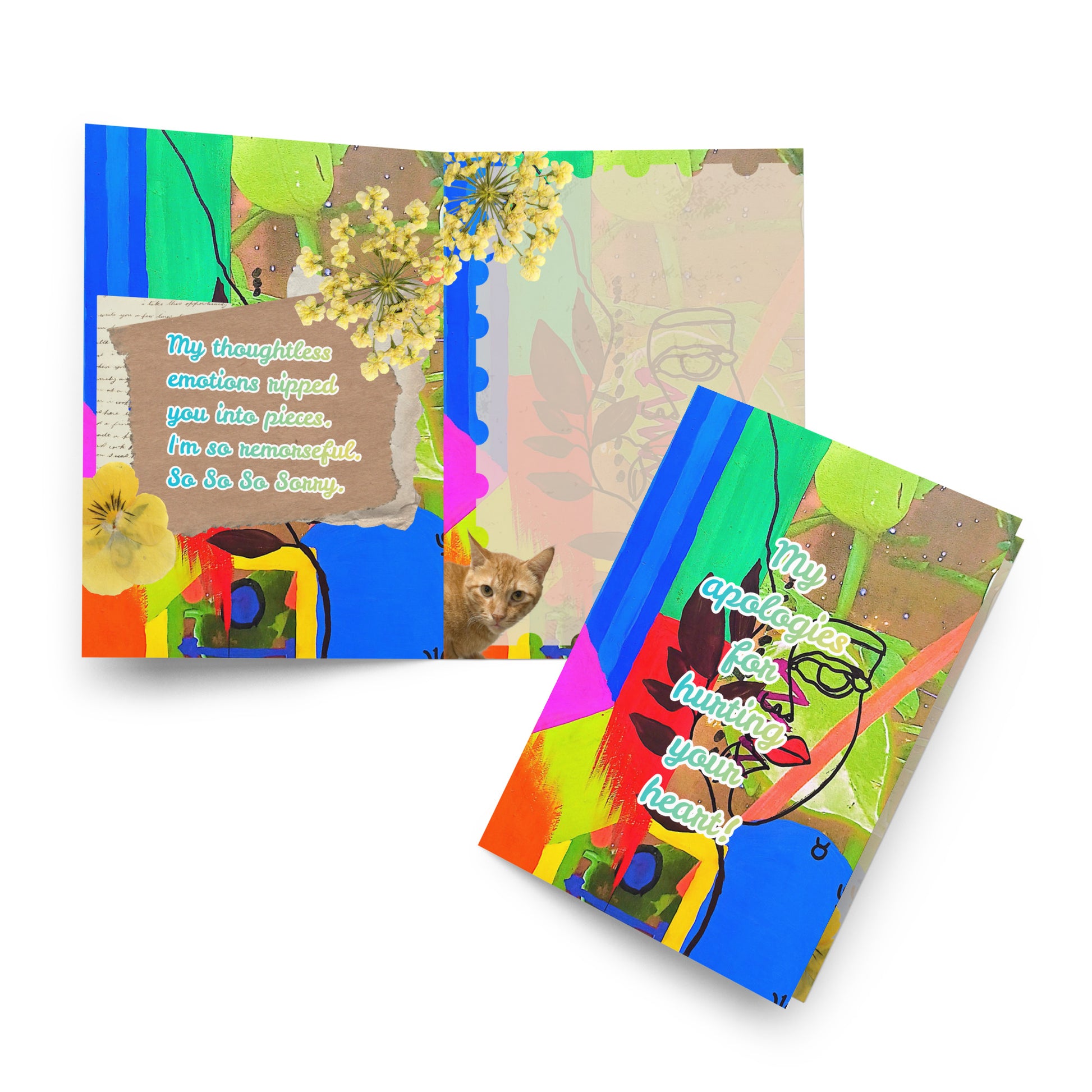 Apology Greeting Card Design 5 POSTCARD The DEEP Store 5.83″×8.27″