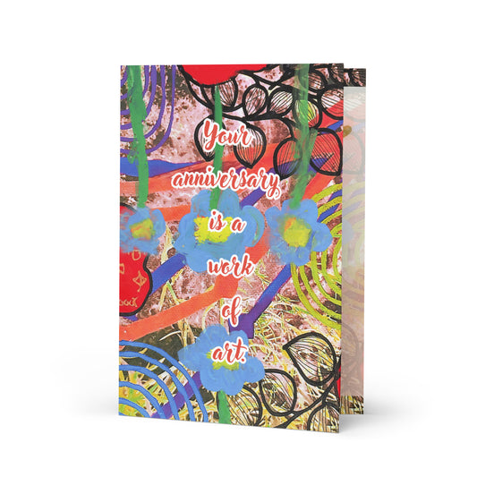 Anniversary Greeting Card Design 1 POSTCARD The DEEP Store 5.83″×8.27″