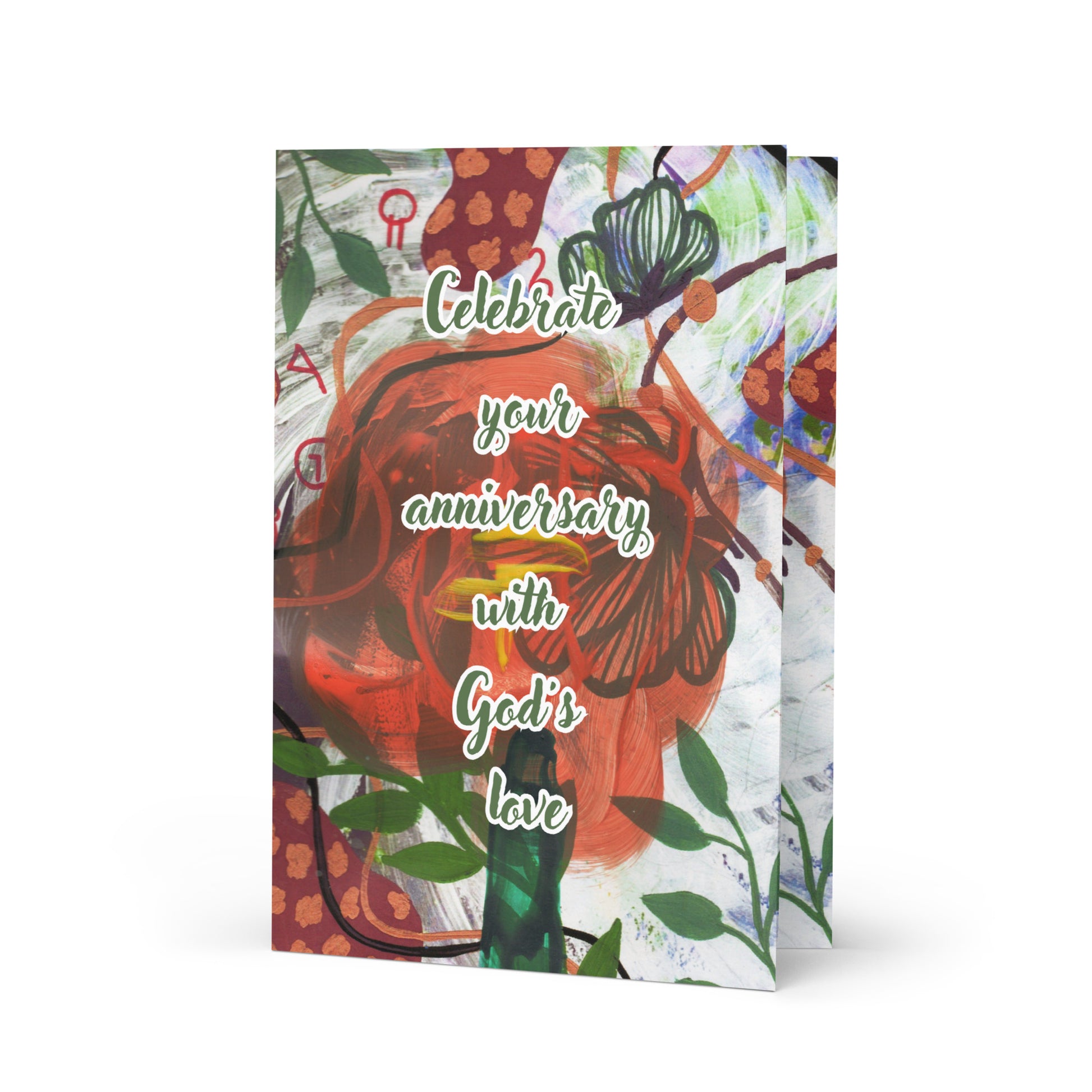 Anniversary Greeting Card Design 3 POSTCARD The DEEP Store 5.83″×8.27″