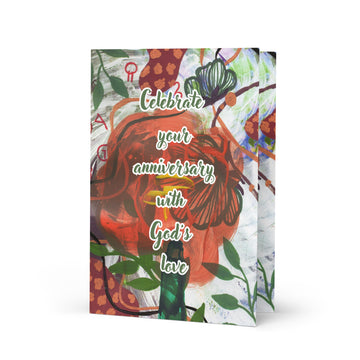 Anniversary Greeting Card Design 3 POSTCARD The DEEP Store 5.83″×8.27″