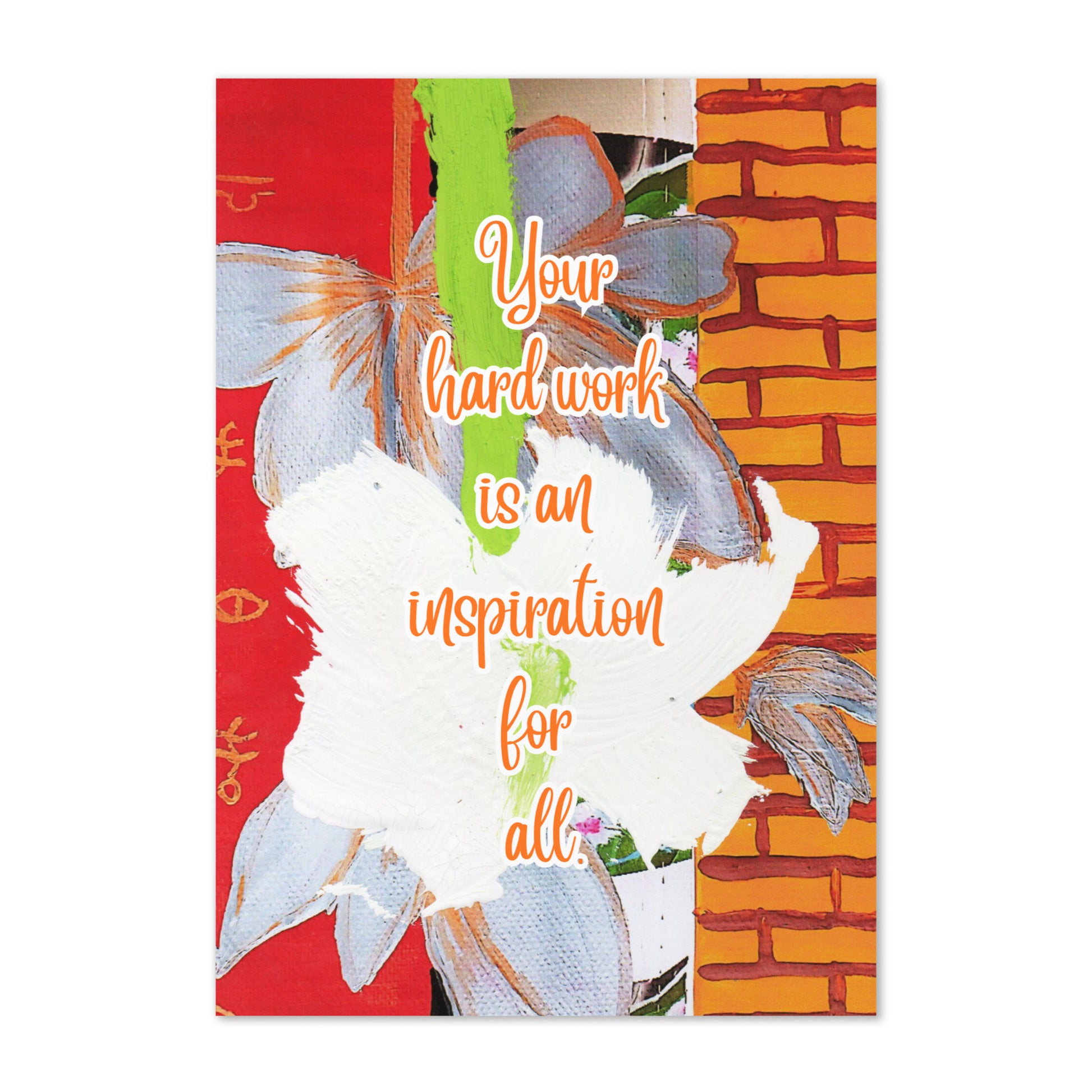 Encouragement Greeting Card Design 1 POSTCARD The DEEP Store