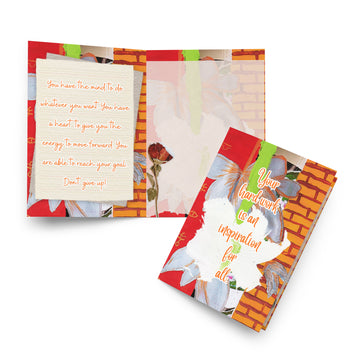 Encouragement Greeting Card Design 1 POSTCARD The DEEP Store 5.83″×8.27″