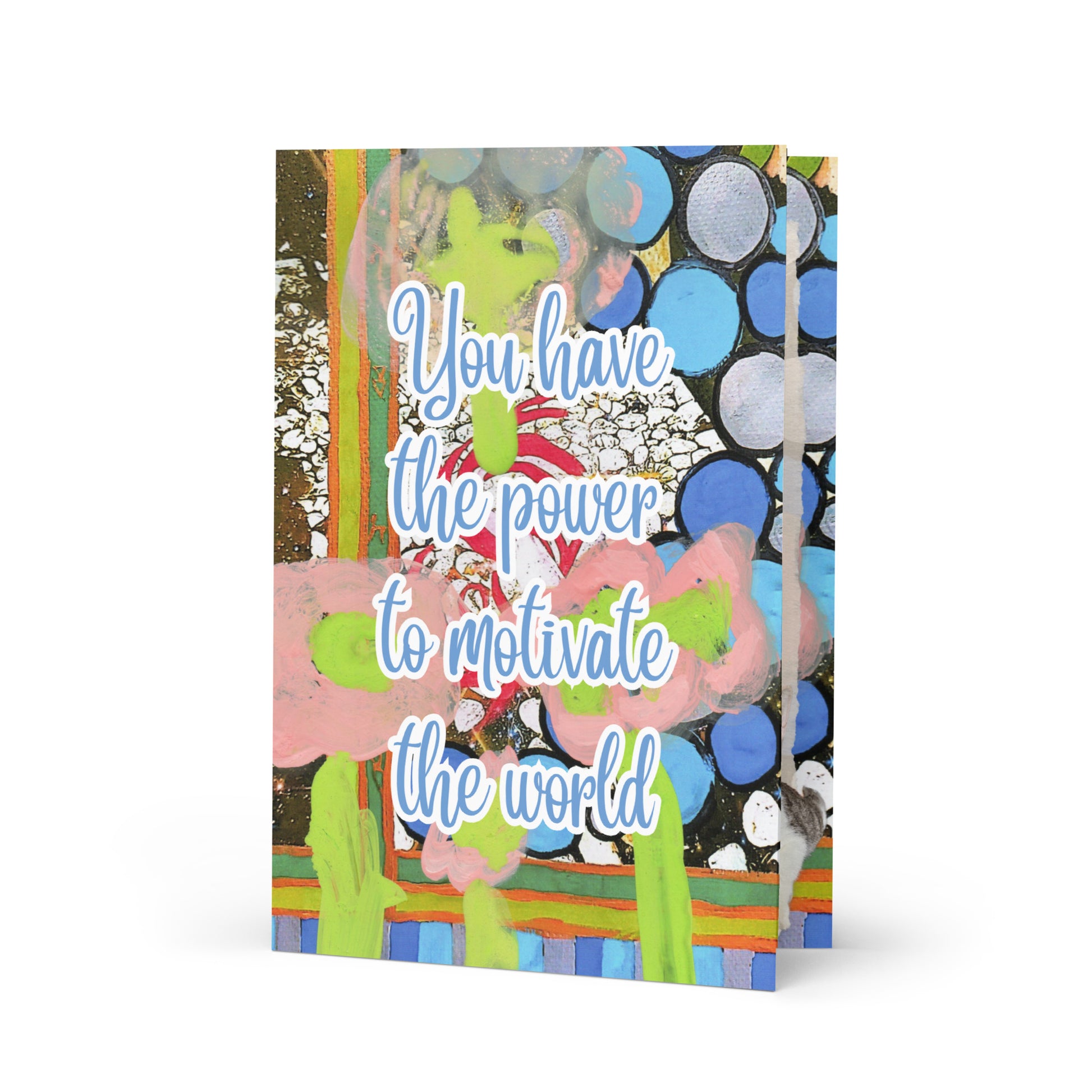 Encouragement Greeting Card Design 2 POSTCARD The DEEP Store