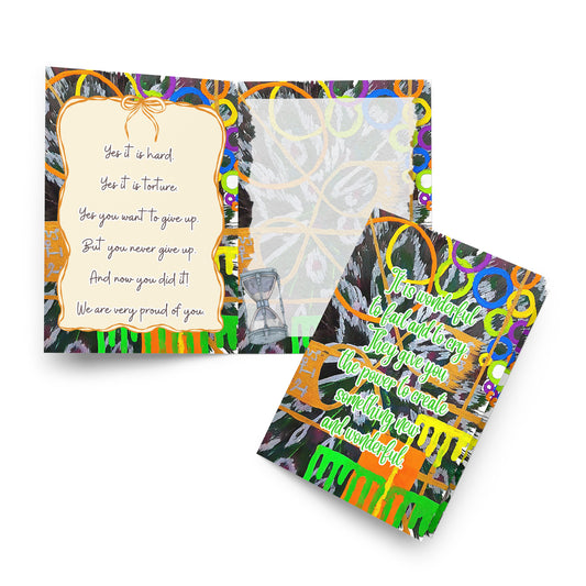 Encouragement Greeting Card Design 4 POSTCARD The DEEP Store 5.83″×8.27″